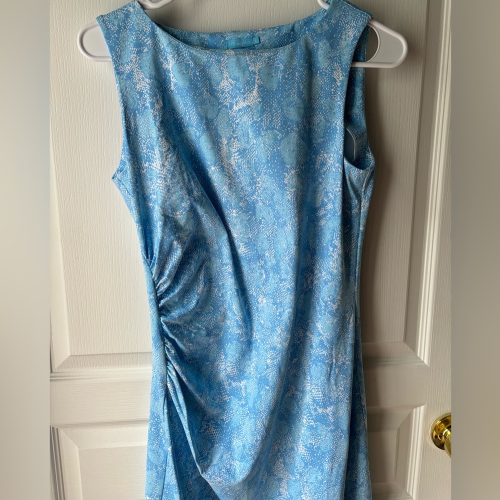 J. Mclaughlin Sleeveless Side Ruched Dress small